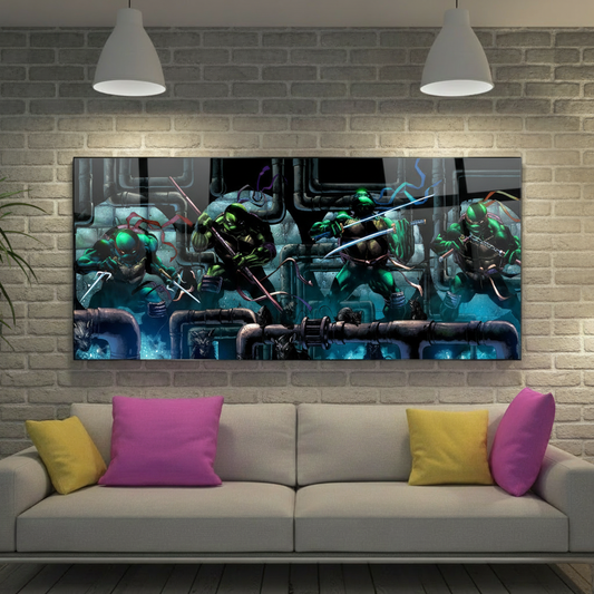 TMNT glossy canvas - full artwork