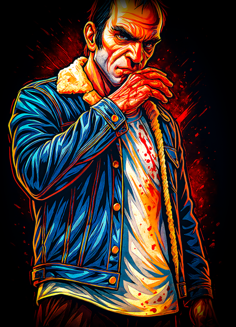 Trevor Philips Grand Theft Auto V wall art in Acrylic, Canvas and Metal