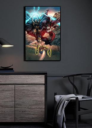 Wonder Woman & Scarlet Witch acrylic wall art by Geebo Vigonte