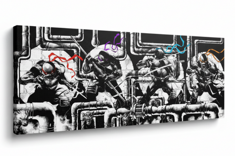 Sewer Shadows Legacy - Matte Canvas Mockup