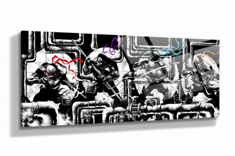 Sewer Shadows Legacy - Canvas Mockup with Reflections