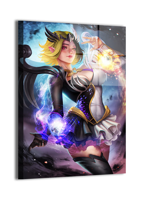 lunox by nopeys; sleek metallic sheen, ready to hang.