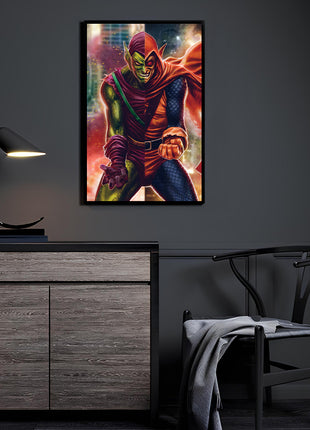 Dual Goblins by Ryan Pasibe and Marvin Tabacon displayed in a modern room.