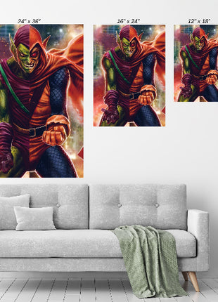 Dual Goblins by Ryan Pasibe and Marvin Tabacon displayed in a modern room.