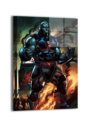 Tyrant of Apokolips Darkseid metal wall art by Carlos Ramos