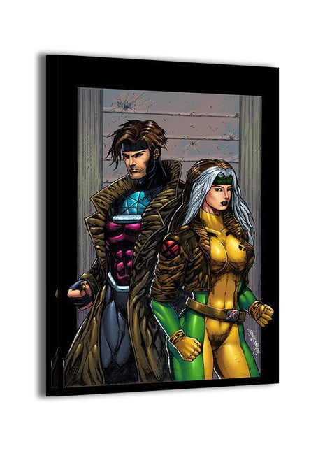 Unbreakable Bond Gambit and Rogue Marvel acrylic print by Don Mark Noceda