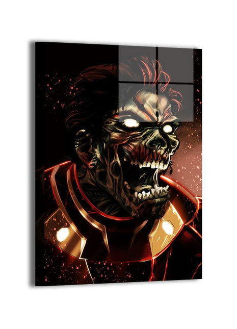 Undead Armored Avenger Zombie Iron Man — Zombie Iron Man / Tony Stark Marvel wall art by Ryan Pasibe