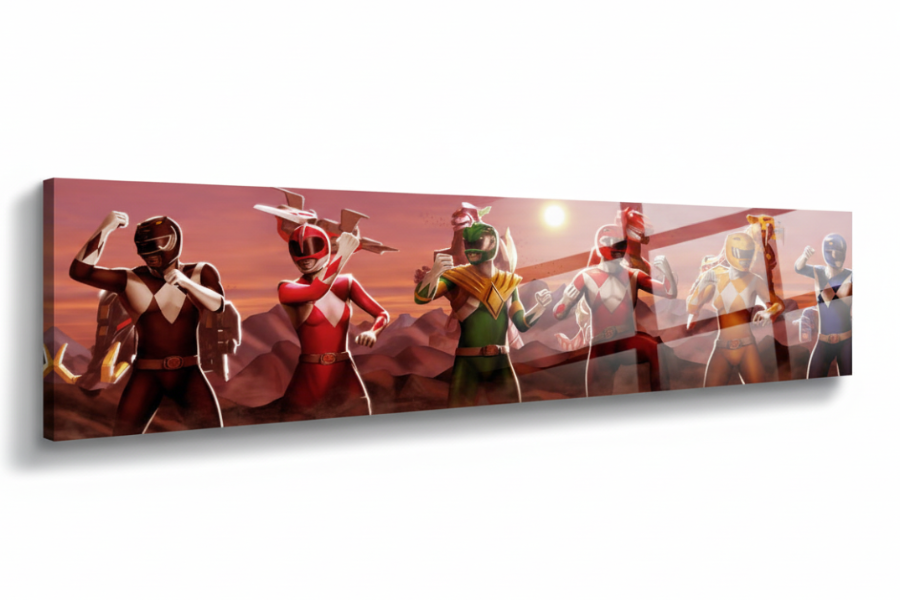 Unified Morphing Squad - Canvas Mockup with Reflections