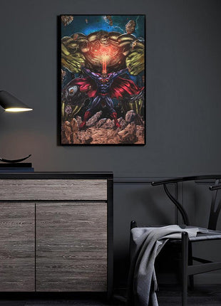 Shop Superman vs Hulk acrylic wall art by Jey Soliva