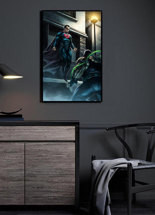 Superman acrylic wall art by Ryan Pasibe