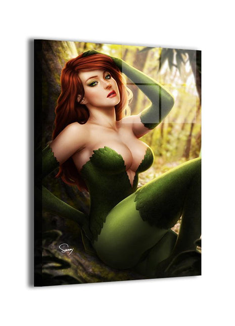 Poison Ivy metal wall art by Sam DelaTorre