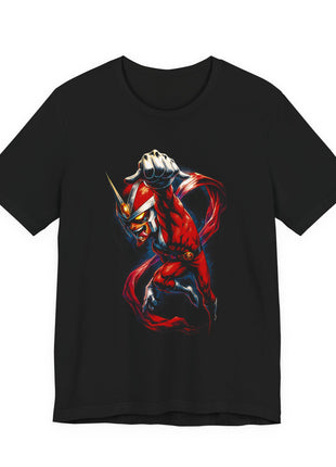 Front view of the black Viewtiful Joe Red Hero Punch Graphic T-Shirt.