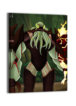 Vilgax Wall Art Acrylic Print, Premium Wall Art by Snapping Turtle Gallery