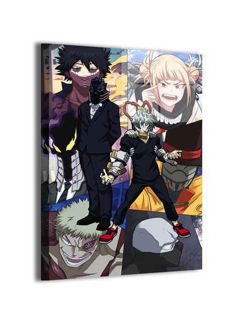 Villains of My Hero Academia Wall Art Acrylic Print, Premium Wall Art by Snapping Turtle Gallery