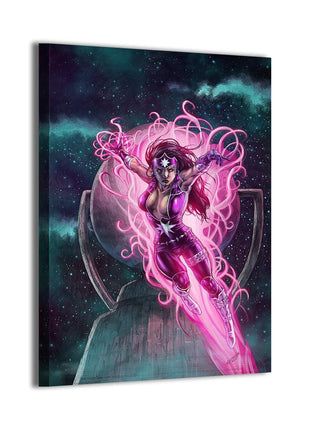 Fatality; Star Sapphire canvas wall art by Geebo Vigonte