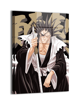 Warlord of Zaraki Wall Art Metal Print – Kenpachi from Bleach by Ryan Pasibe