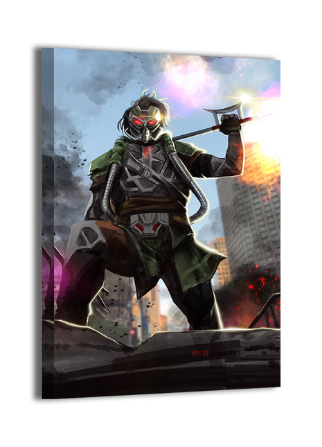 Wasteland Reaper Wall Art Acrylic Print, Premium Wall Art by Snapping Turtle Gallery