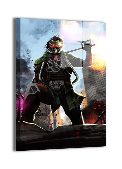 Wasteland Reaper Wall Art Acrylic Print, Premium Wall Art by Snapping Turtle Gallery