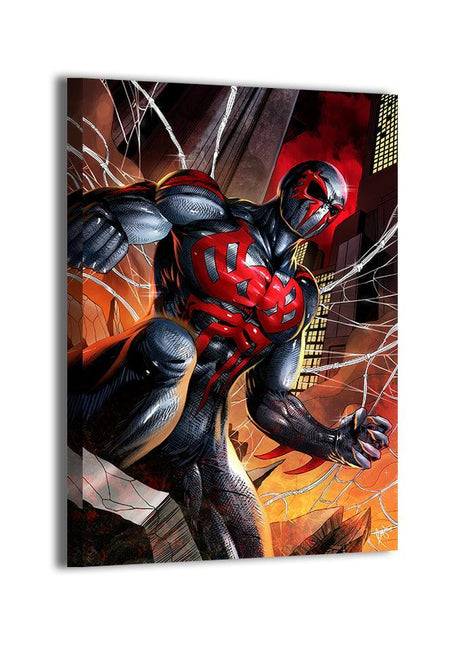 Web Guardian Spider-Man 2099 wall art — Marvel vertical print by Wizyakuza (Ceasar), image 2.