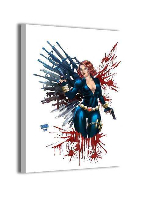 Widow's Strike Black Widow — Black Widow Marvel wall art by Richard Bue