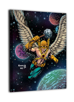 Hawkman canvas wall art by Rivaldo Paiva