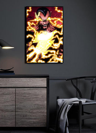 Black Adam Wrath of the Champion Black Adam secondary artwork view wall art by Jimbo Salgado
