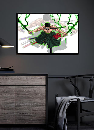 Roronoa Zoro Three Blades Unbound room display by Emmanuel Centeno
