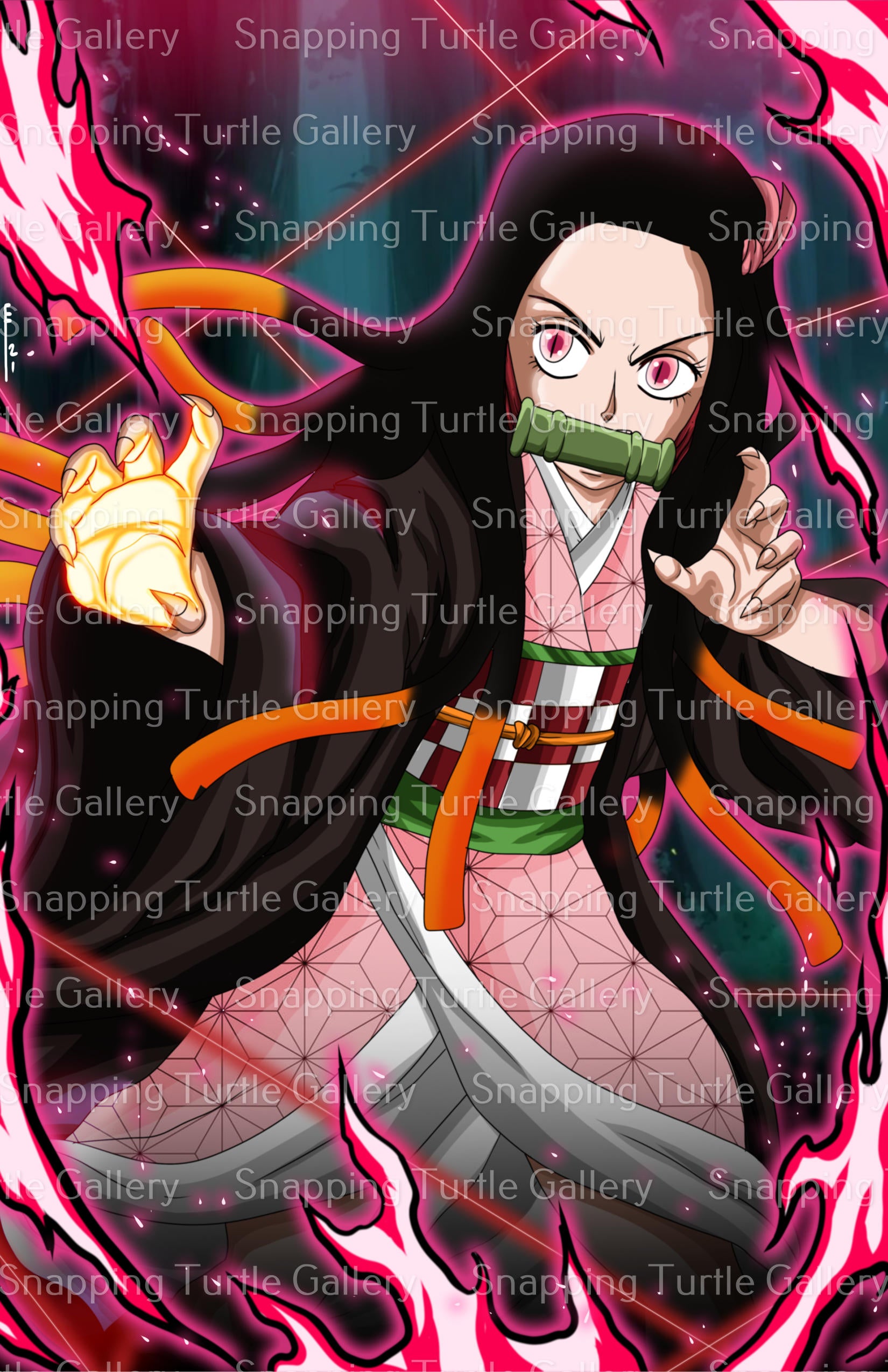 Nezuko - Demon Slayer - Snapping Turtle Gallery