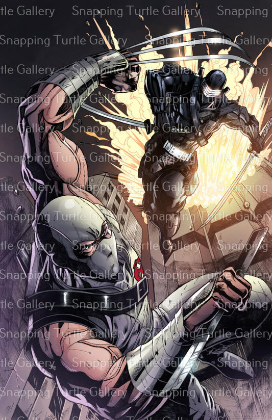 Storm Shadow Vs Snake Eyes - GI Joe - Snapping Turtle Gallery