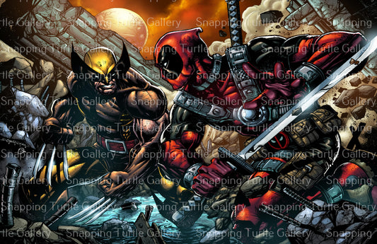 Wolverine Vs Deadpool - X-Men - Snapping Turtle Gallery