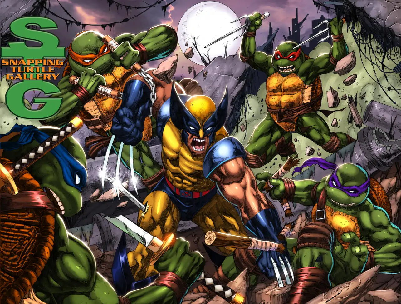 Wolverine Vs Teenage Mutant Ninja Turtles