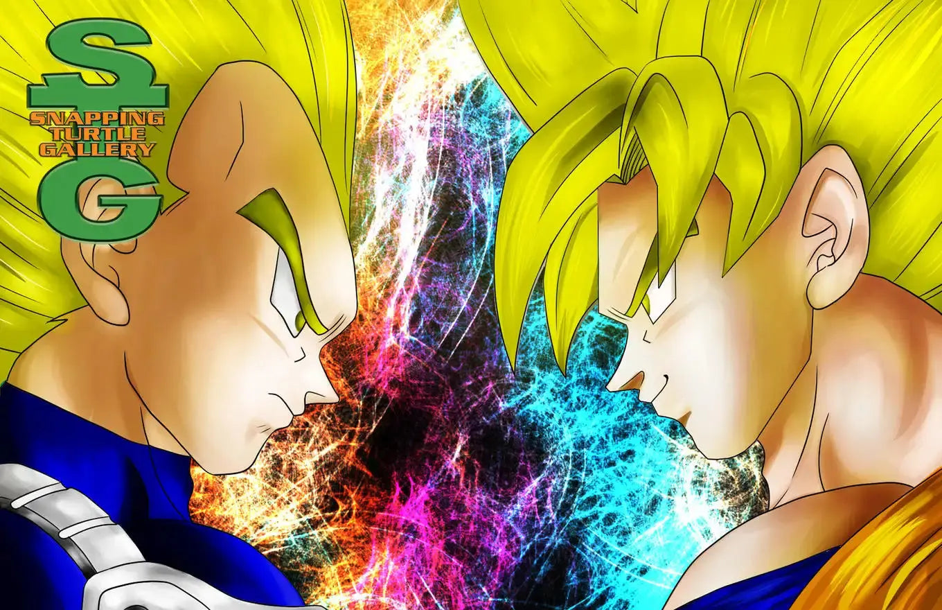 Super Saiyan Goku and Vegeta