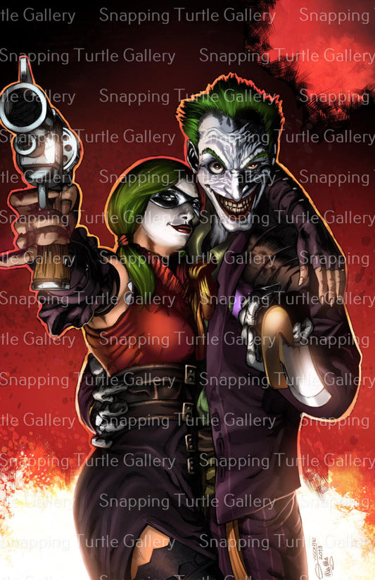 Harley and Joker Lovers Forever - Snapping Turtle Gallery