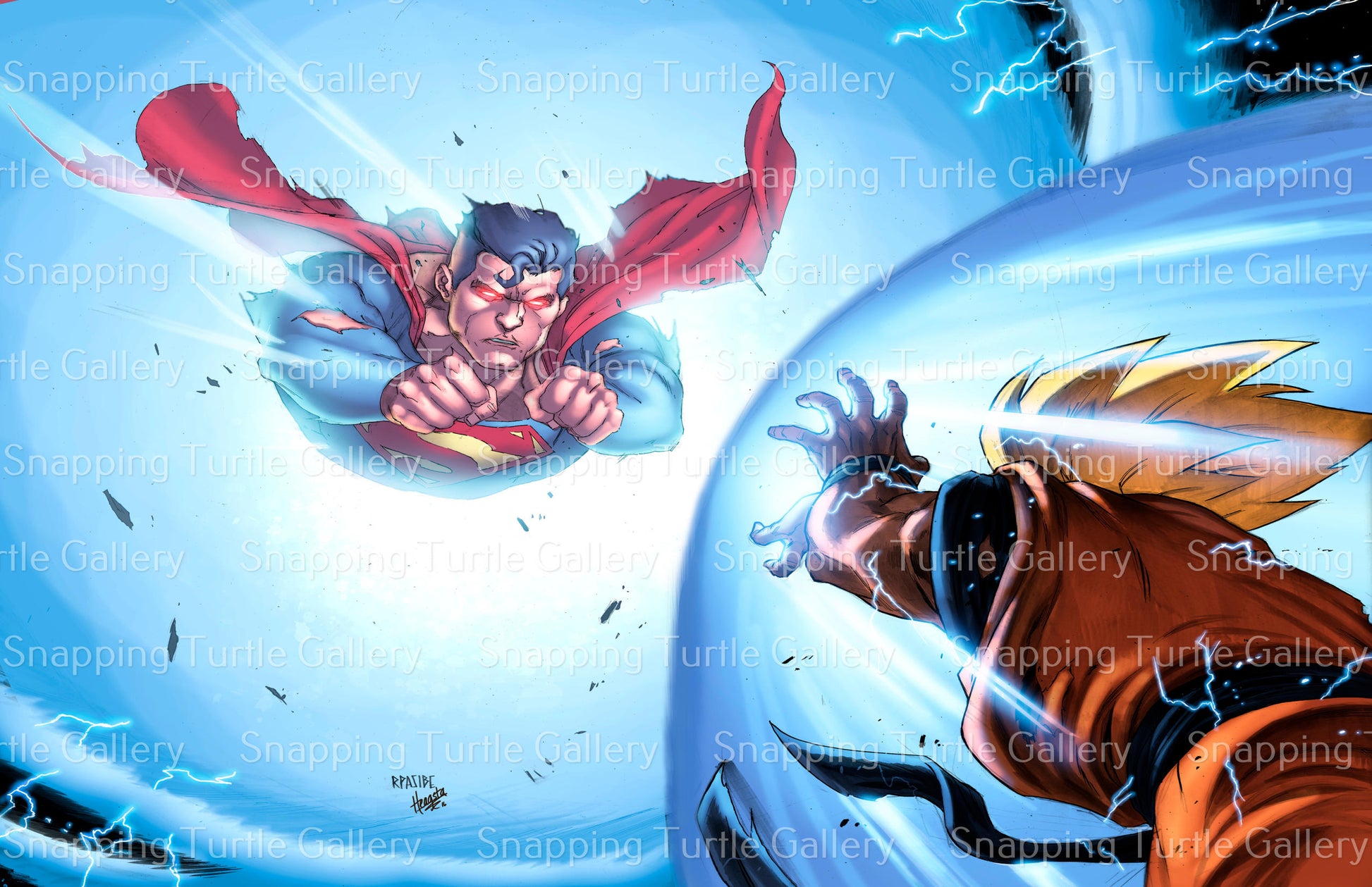 Superman Vs Goku - Snapping Turtle Gallery