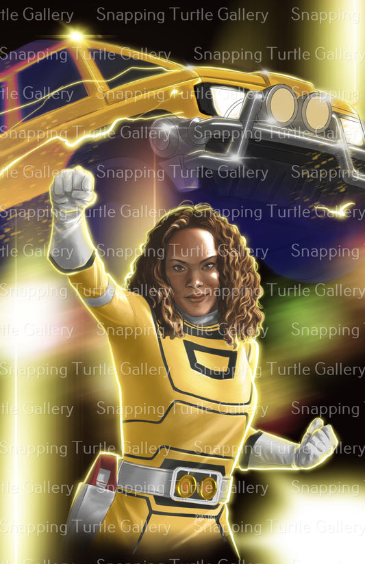 Yellow Ranger Power Rangers Turbo - Nakia Burrise - Snapping Turtle Gallery
