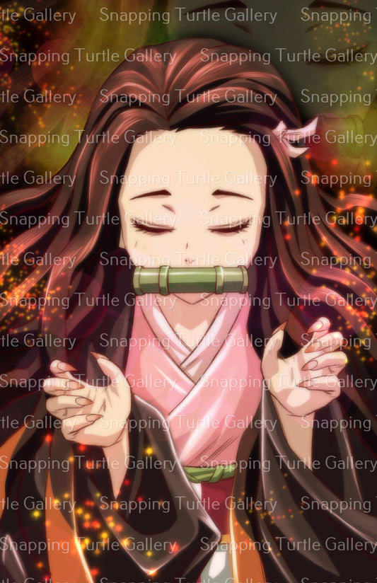 Nezuko Unleashed - Demon Slayer - Snapping Turtle Gallery