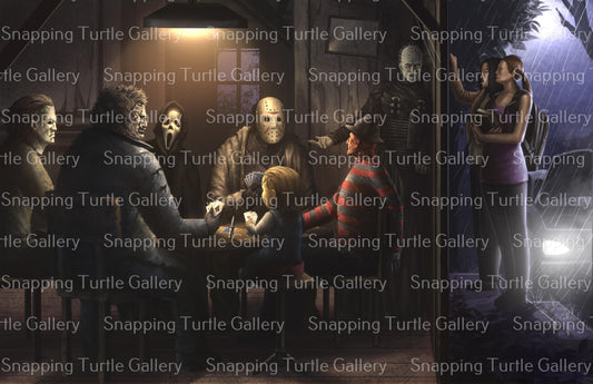 Halloween Poker Cabin Game - Snapping Turtle Gallery