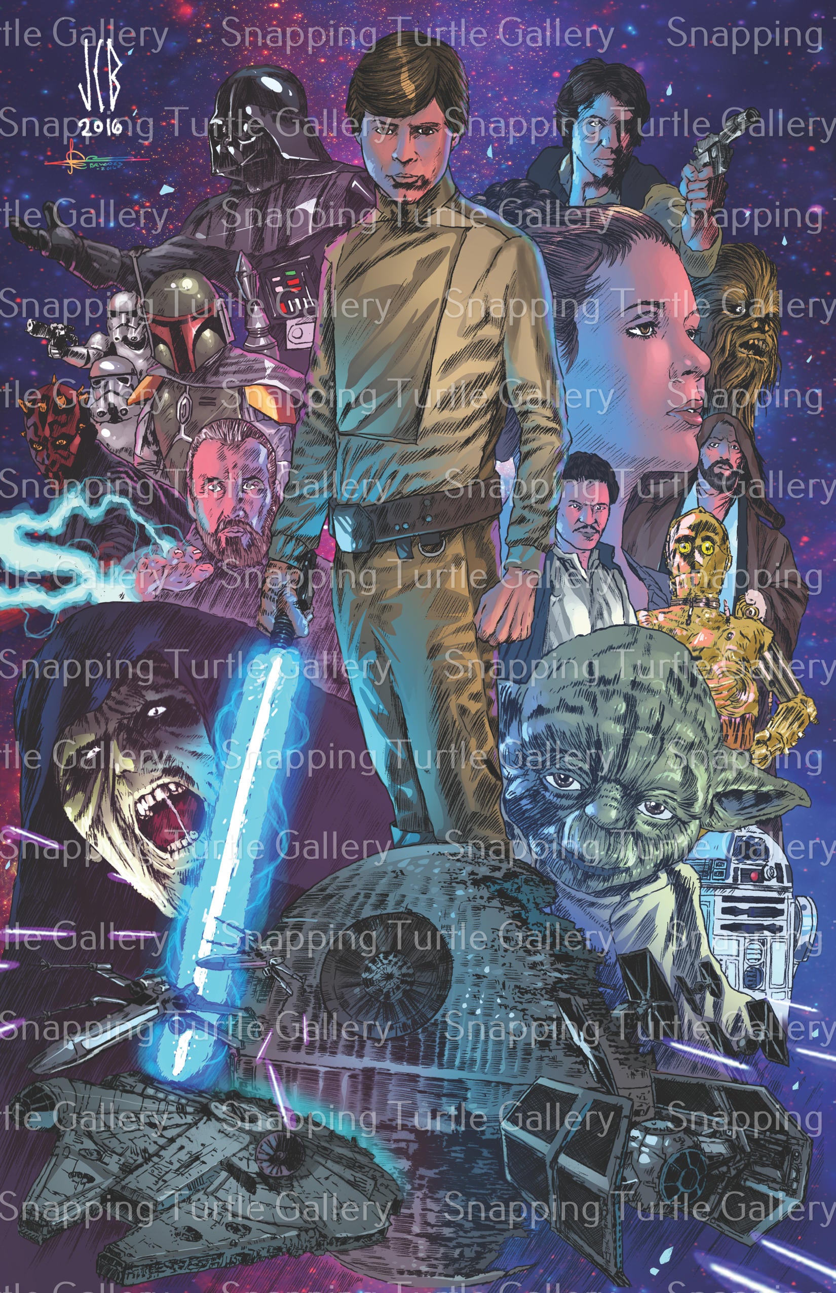 Star Wars Past and Present Luke Skywalker - Snapping Turtle Gallery