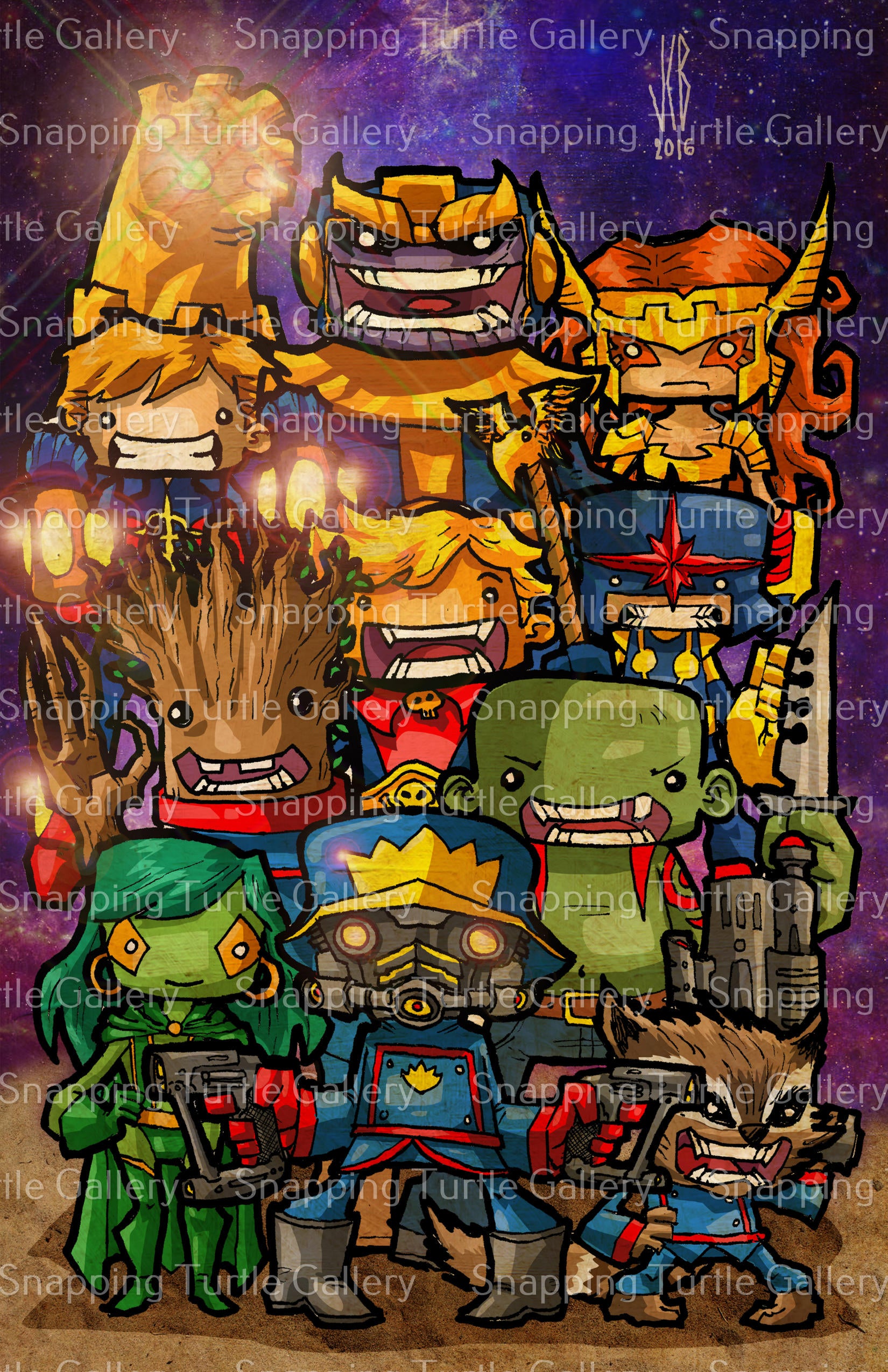 Gardinas of the Galaxy Chubbies - Snapping Turtle Gallery