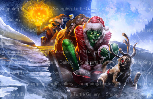 Jack and Grinch Christmas special - Nightmare before Christmas - Snapping Turtle Gallery