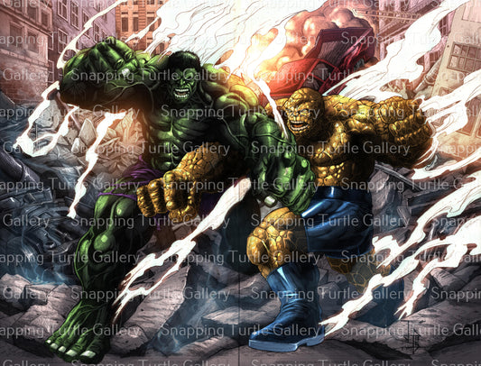 The Incredible Hulk Vs the Thing - Snapping Turtle Gallery