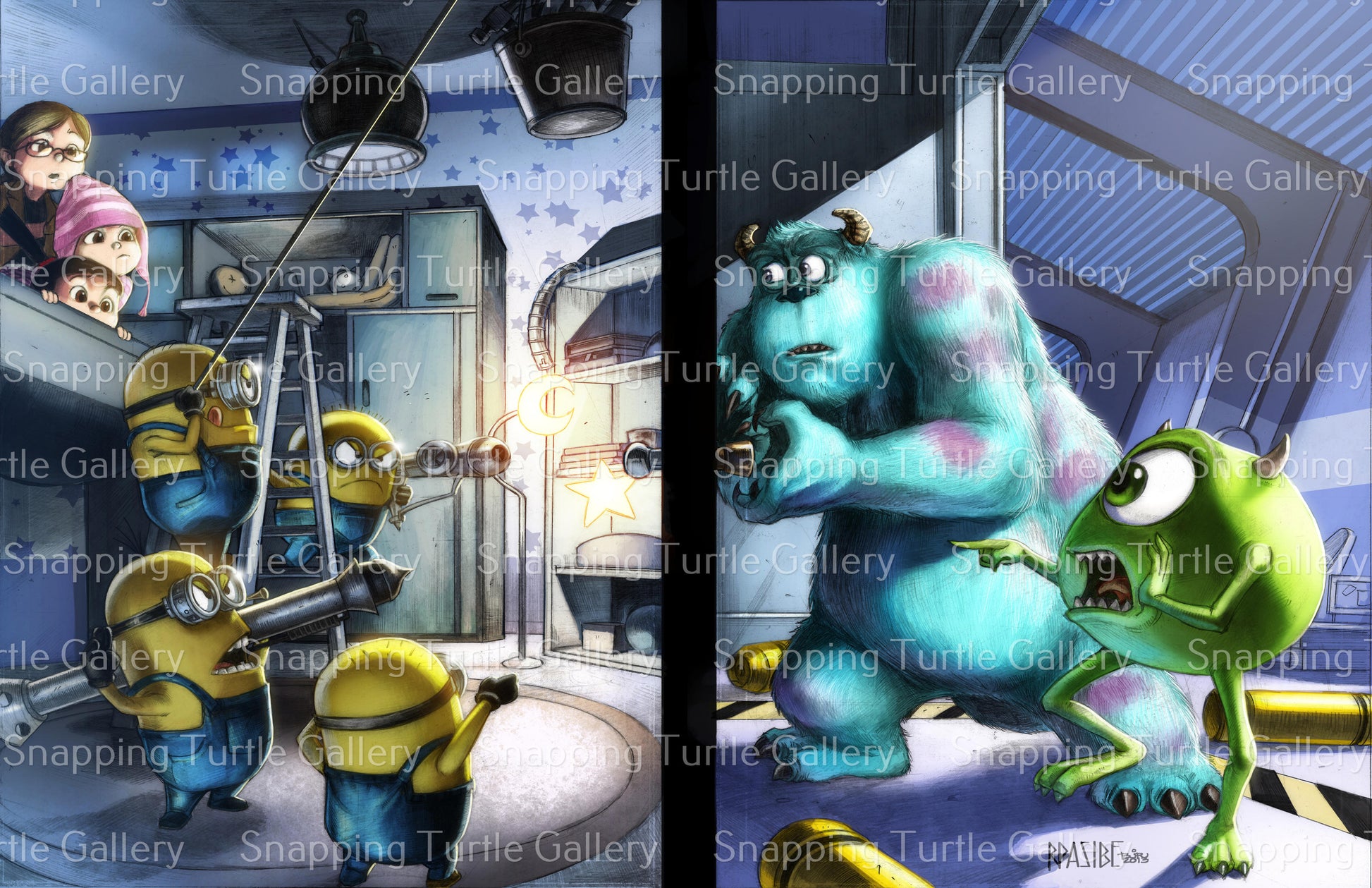 Monsters Inc Vs Minions - Snapping Turtle Gallery
