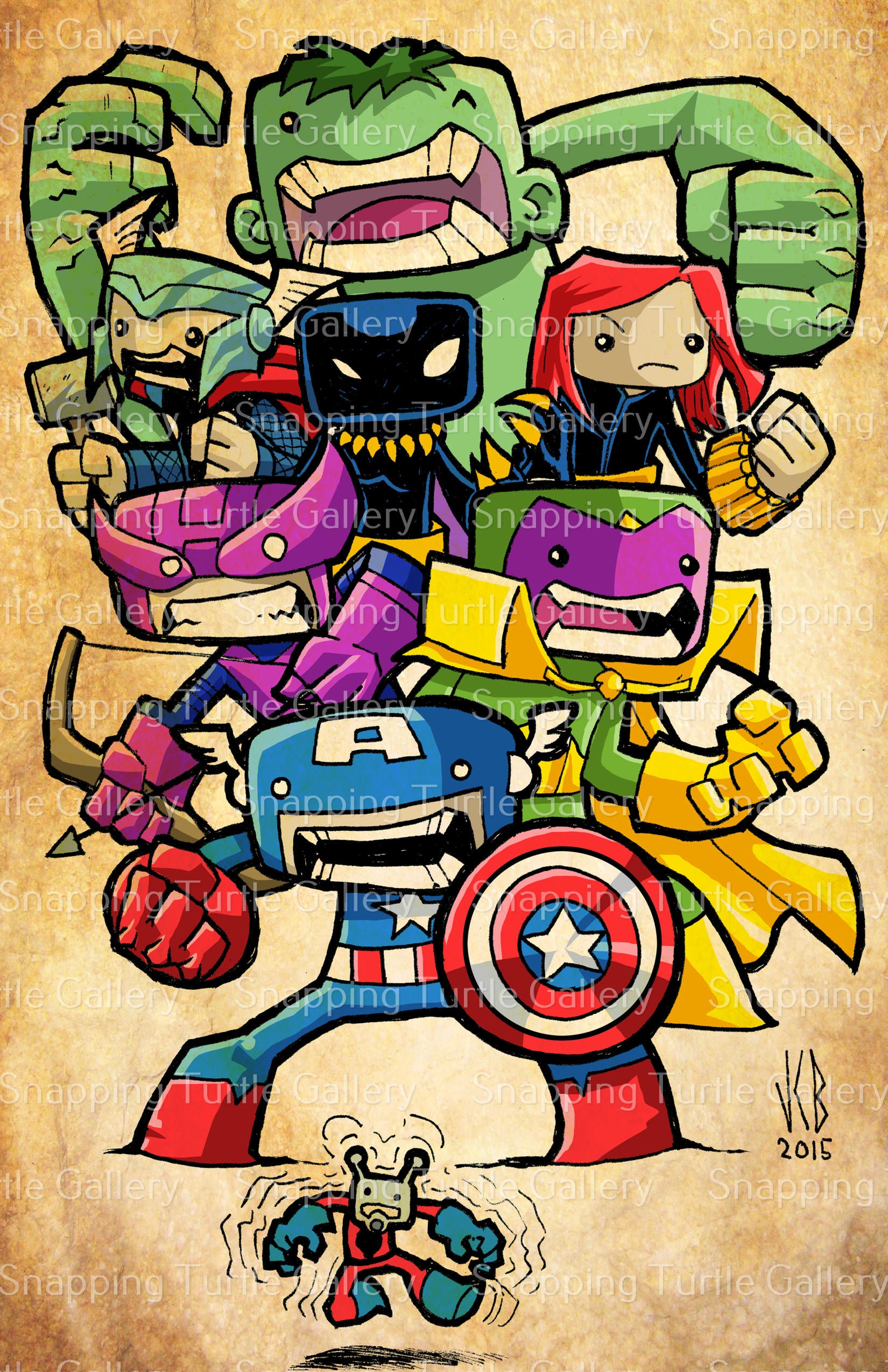 Mighty Avengers Chubbies 2.0 - Snapping Turtle Gallery