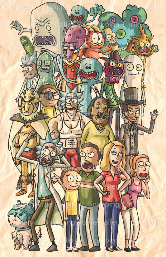 Rick and Morty Multiverse - Snapping Turtle Gallery
