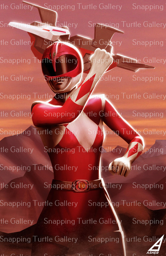 Pink Ranger with Pterodactyl