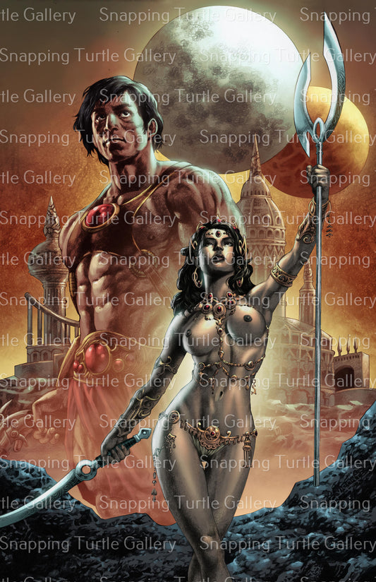 John Carter of Mars and Deja Thoris - Snapping Turtle Gallery