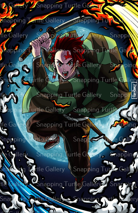 Tanjiro Kamado - Demon Slayer - Snapping Turtle Gallery