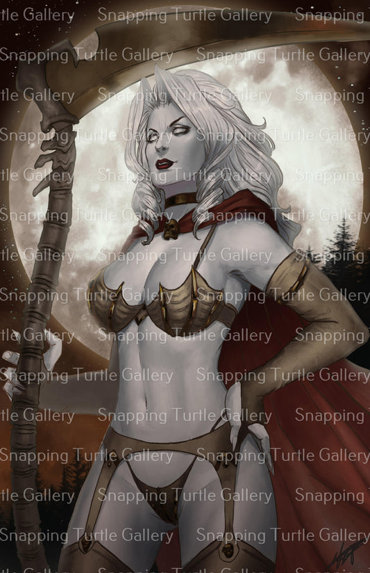 Lady Death Moon light - Snapping Turtle Gallery