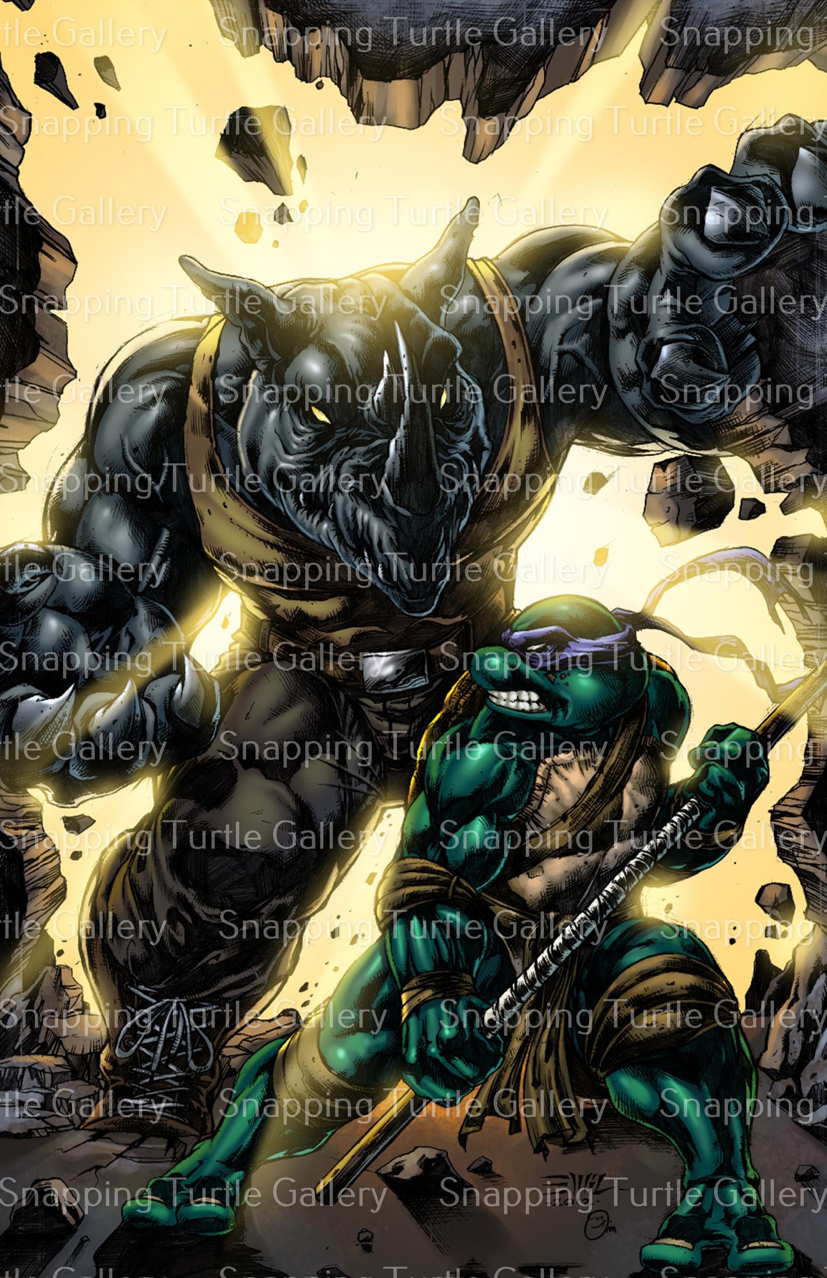 Donatello Vs Rocksteady - Teenage Mutant Ninja Turtles - Snapping Turtle Gallery