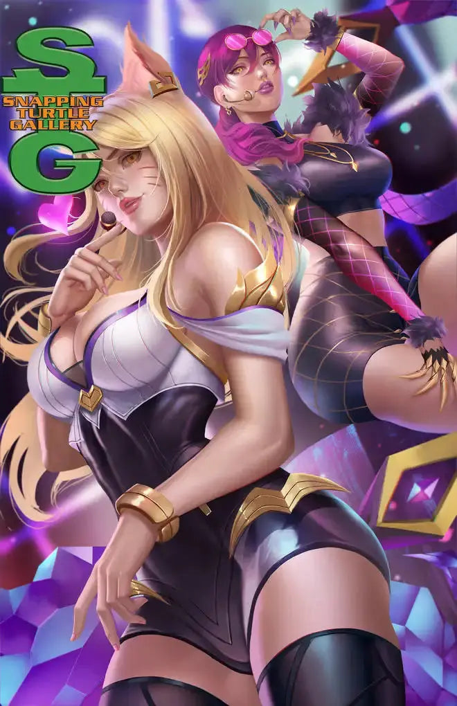 KDA members Evelynn and Ahri - League of Legends